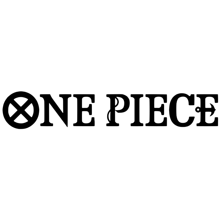 Official One Piece logo on a 1200 by 1200 transparent background